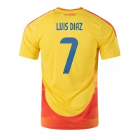 Pánský Fotbalový dres Kolumbie Luis Diaz #7 Copa America 2024 Domácí Krátký Rukáv